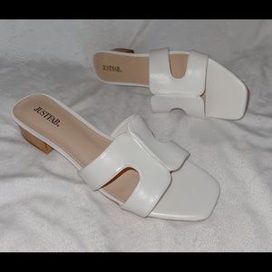 White Embellished Sandal